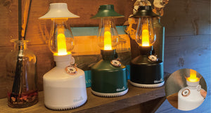 冬の乾燥対策に！冬キャンプでも自宅でも強い味方な「LEDランタン加湿器」