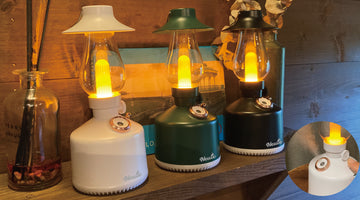 冬の乾燥対策に！冬キャンプでも自宅でも強い味方な「LEDランタン加湿器」